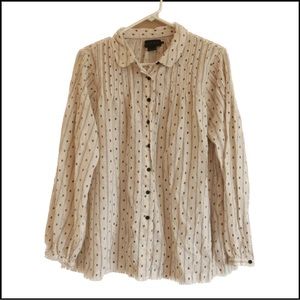 HATCH button up patterned shirt